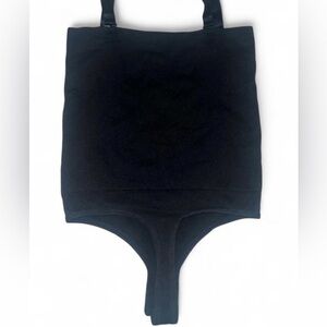 Black Strapless Bodysuit